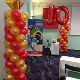 Balónky fóliové narozeniny číslo 1 červené 86cm
